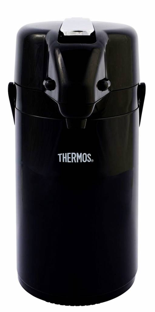 Pompthermos 1,9 L.  Zwart met Hendel Pompthermos 1,9 L.  Zwart met Hendel