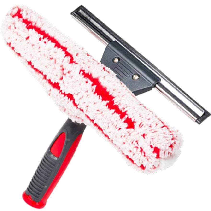 TechnoDuo Combi Inwasser en Raamwisser  - Rood
