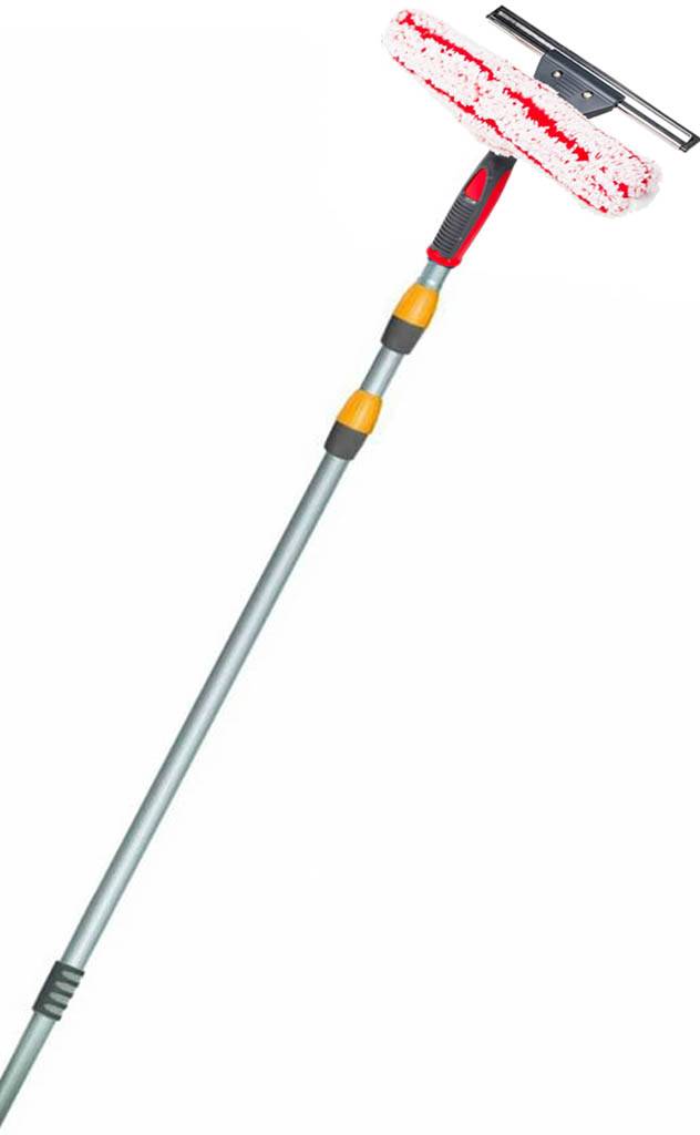 TechnoDuo Combi Inwasser en Raamwisser  - Rood TechnoDuo Combi Inwasser en Raamwisser  - Rood