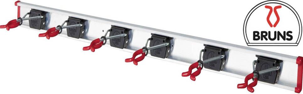 Gereedschapshouder 1 m. + 6 klemmen Gereedschapshouder 1 m. + 6 klemmen