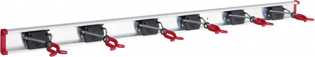 Gereedschapshouder 1 m. + 6 klemmen Gereedschapshouder 1 m. + 6 klemmen