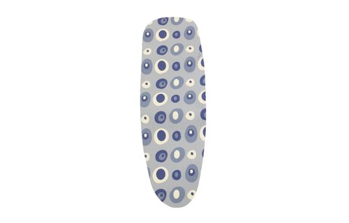 Mouwplankovertrek 59 cm x 21 cm  Blauw/wit balls Mouwplankovertrek 59 cm x 21 cm  Blauw/wit balls