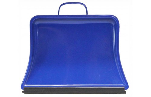 Vuilblik metaal Blauw 30 cm. met Beugelgreep Vuilblik metaal Blauw 30 cm. met Beugelgreep