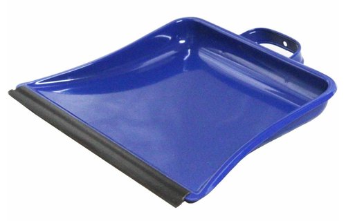 Vuilblik metaal Blauw 30 cm. met Beugelgreep Vuilblik metaal Blauw 30 cm. met Beugelgreep