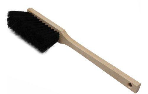 Handveger zacht  gemengd haar met lange steel