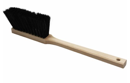 Handveger zacht  gemengd haar met lange steel