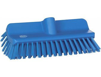 Hoekschrobborstel medium Hard 26 cm.  Blauw