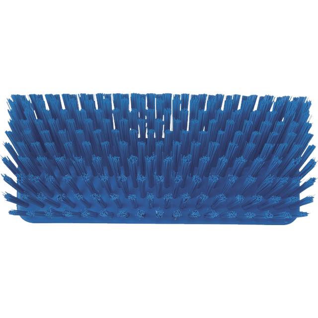 Hoekschrobborstel medium Hard 26 cm.  Blauw