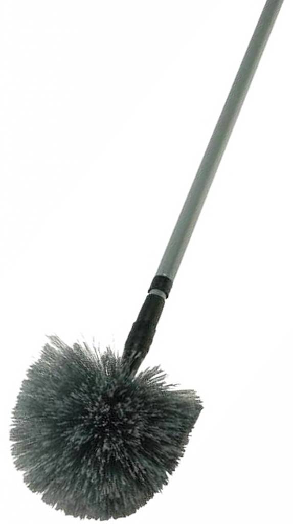 Ragebol rond Kunstvezels met telescoopsteel