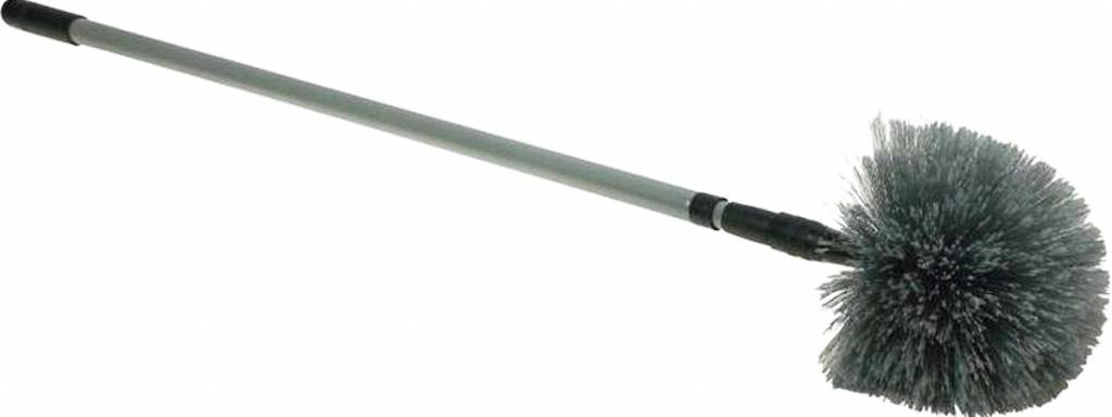 Ragebol rond Kunstvezels met telescoopsteel