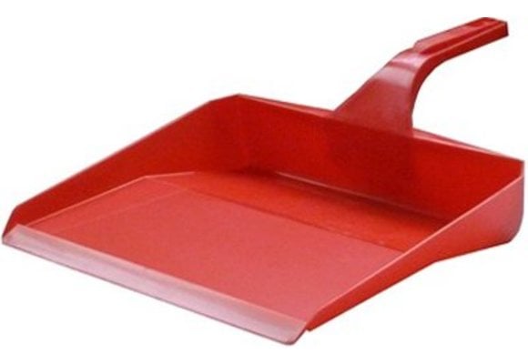 Hygiënisch Vuilblik - 26 cm -  Rood