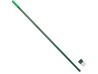 Glasfiber steel met schroefdraad - 140 cm - Groen