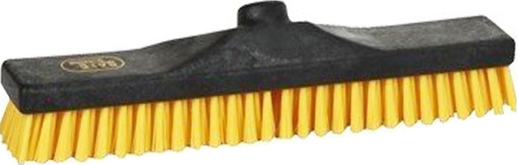 Schuurborstel   industrie - 40 cm - Geel