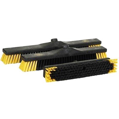Zaalveger / Werkplaatsbezem industrie - 40 cm - Zwart/Geel Zaalveger / Werkplaatsbezem industrie - 40 cm - Zwart/Geel