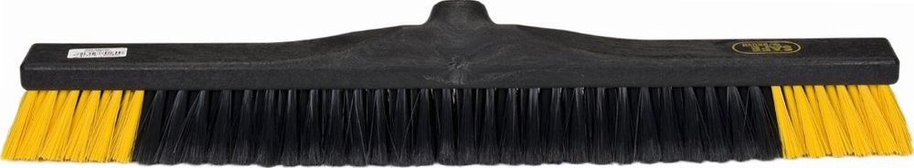 Zaalveger / Werkplaatsbezem industrie - 60 cm - Zwart/Geel Zaalveger / Werkplaatsbezem industrie - 60 cm - Zwart/Geel