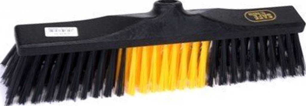 Straatbezem industrie - 40 cm - Zwart/Geel Straatbezem industrie - 40 cm - Zwart/Geel