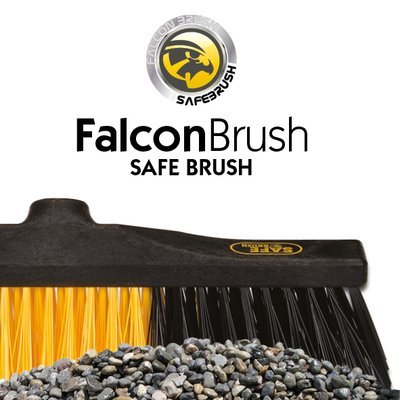 Straatbezem industrie - 40 cm - Zwart/Geel Straatbezem industrie - 40 cm - Zwart/Geel