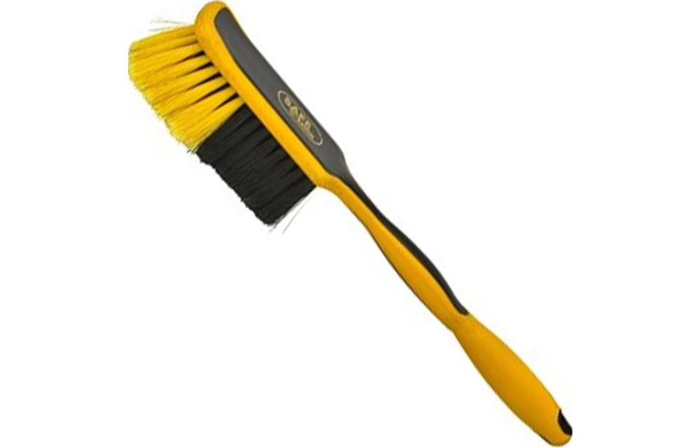 Handborstel industrie lang handvat zacht - 26 cm - Zwart/Geel Handborstel industrie lang handvat zacht - 26 cm - Zwart/Geel