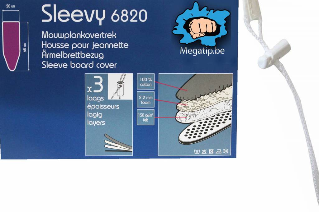 Mouwplankovertrek 68 x 20 cm "Blauw / witte bloem" Mouwplankovertrek 68 x 20 cm "Blauw / witte bloem"