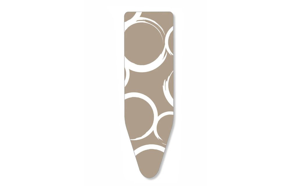 Mouwplankovertrek 68 x 20 cm beige "Ringmotief"