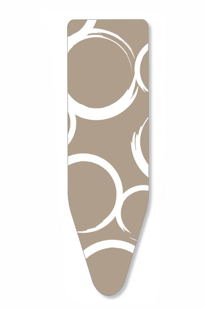 Mouwplankovertrek 68 x 20 cm beige "Ringmotief" Mouwplankovertrek 68 x 20 cm beige "Ringmotief"