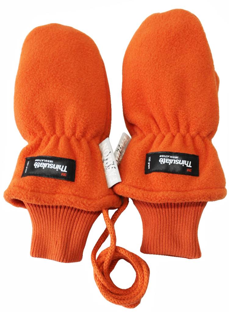 Fleece wanten kinderen  Oranje Fleece wanten kinderen  Oranje