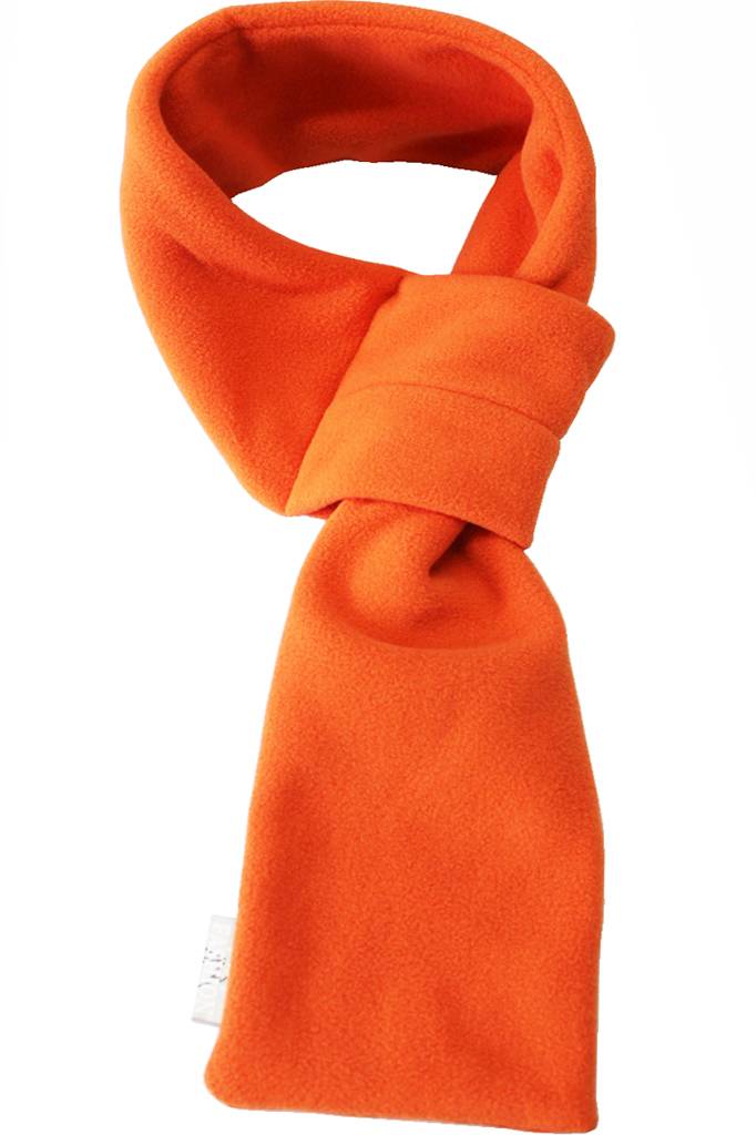 Doorsteek Sjaal fleece  Oranje Doorsteek Sjaal fleece  Oranje