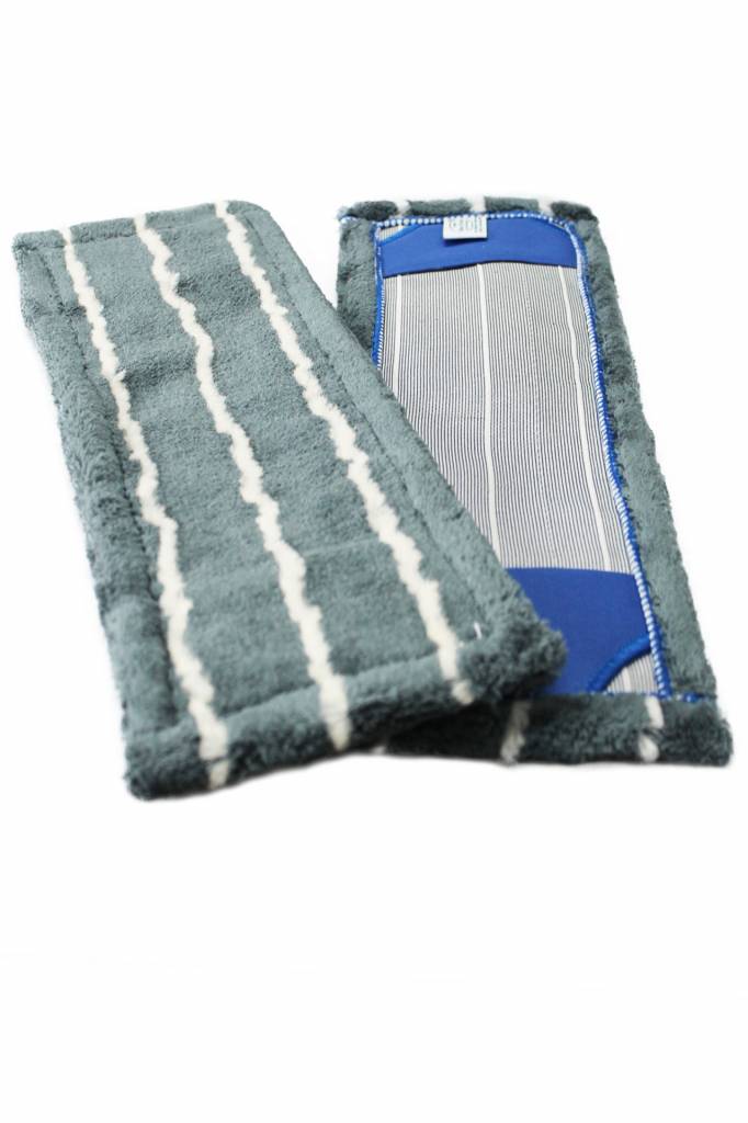 Bamboe Vloermop  45 cm.  d. Grijs