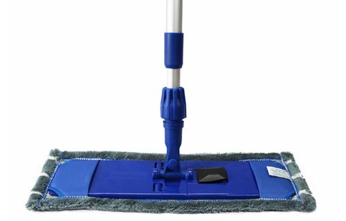 Bamboe Vloermop  45 cm.  d. Grijs