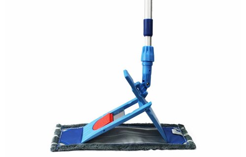 Bamboe Vloermop  45 cm.  d. Grijs