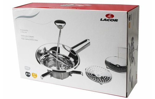 Passe Vite Inox 18 cm. Met 3 Schijven