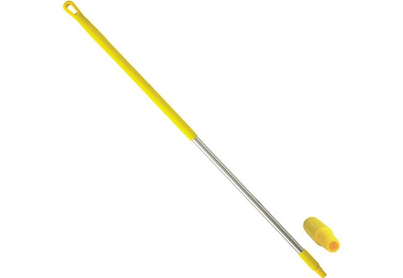 Ergonomische alusteel met schroefdraad - 150 cm - Geel