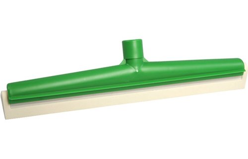 Vloertrekker 40 cm  met vervangbare rubber  Food  -  Groen