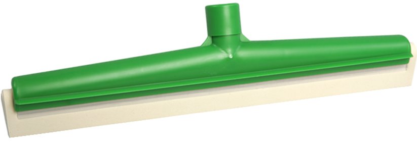 Vloertrekker 40 cm  met vervangbare rubber  Food  -  Groen