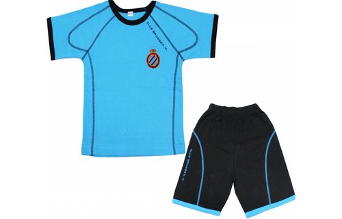 Pyjama Club Brugge Kids - licht Blauw  - korte broek