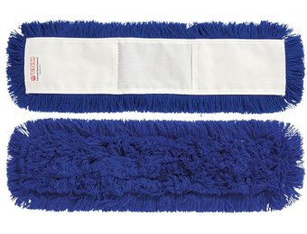 Vloermop 40 cm.  Synthetisch  -  blauw