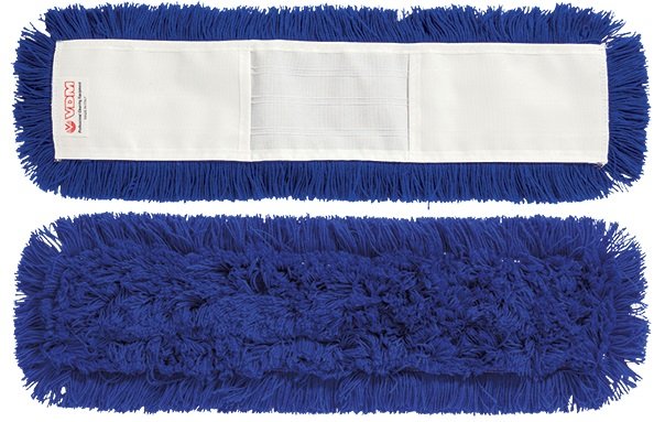 Vloermop 40 cm.  Synthetisch  -  blauw