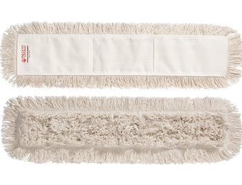 Vloermop 60 cm.  Katoen  -  wit