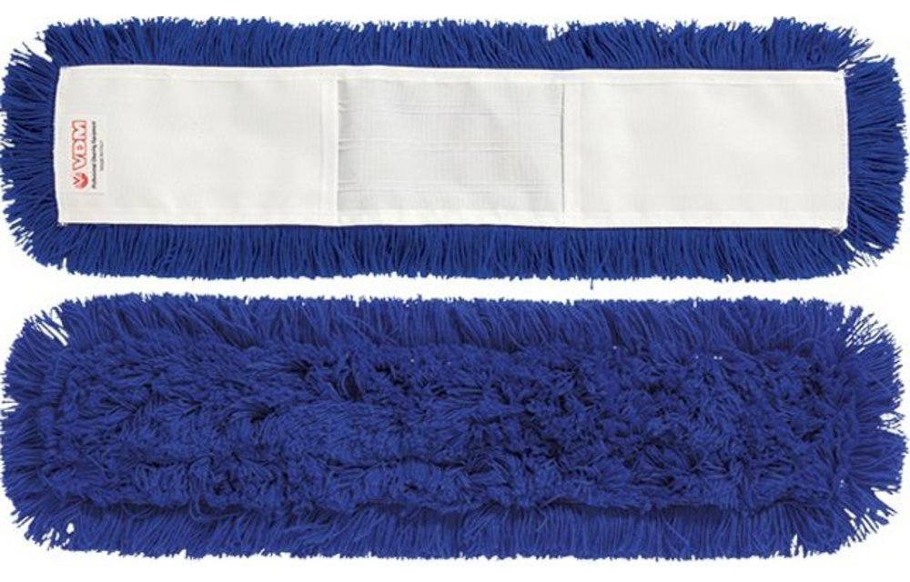 Vloermop 60 cm.  Synthetisch  -  blauw