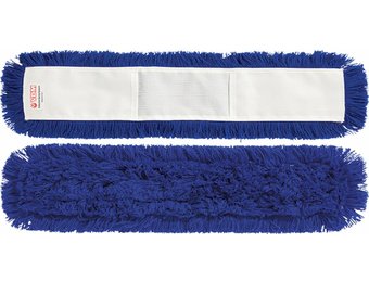 Vloermop 100 cm.  Synthetisch  -  blauw