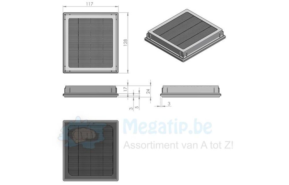Nilfisk GM 200 - 499 series , HEPA filter Nilfisk GM 200 - 499 series , HEPA filter