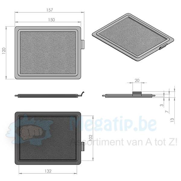 Philips / Electrolux / AEG EF017  - Filter   groen