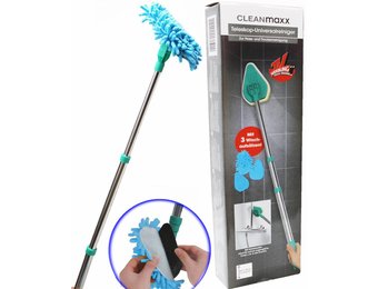 Telescopische  allesreiniger met 3  doeken  "Cleanmaxx"