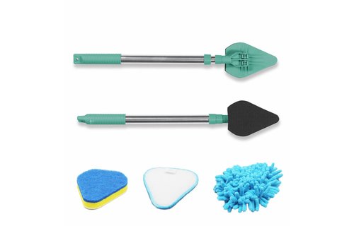 Telescopische  allesreiniger met 3  doeken  "Cleanmaxx"