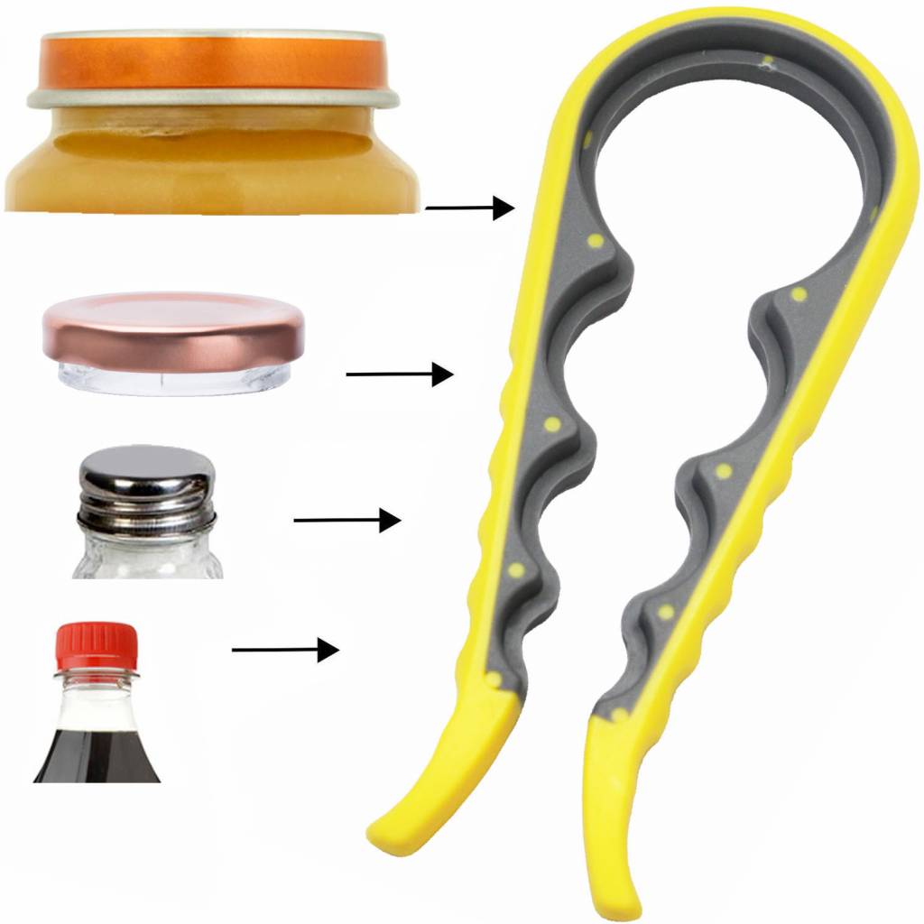 Pot- en flesopener 4 in 1