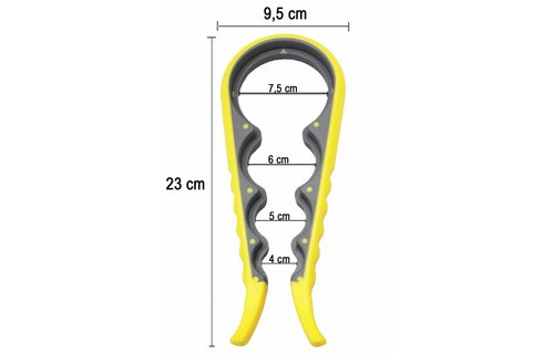 Pot- en flesopener 4 in 1
