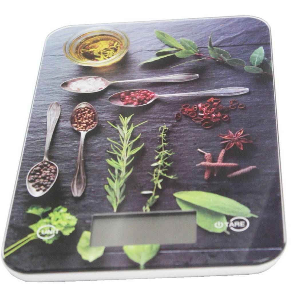 Keukenweegschaal Glas