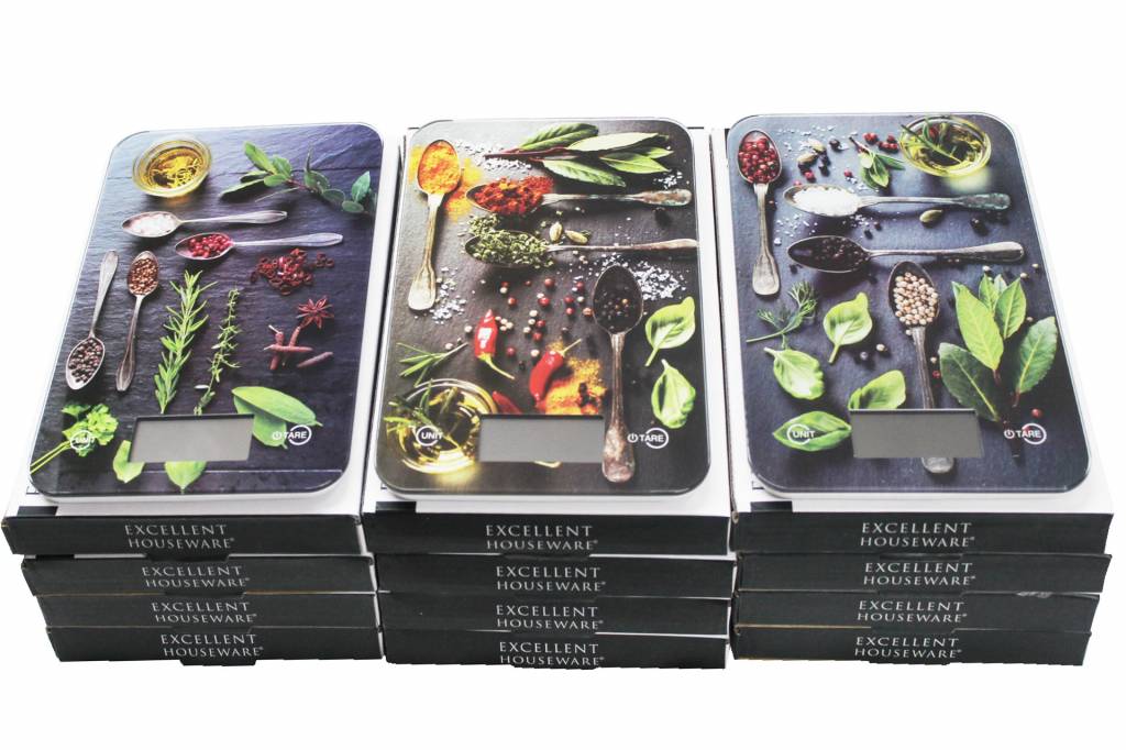 Keukenweegschaal Glas