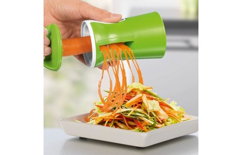 Julienne- en Spiraalsnijder Groen  "Gourmetmaxx" Julienne- en Spiraalsnijder Groen  "Gourmetmaxx"