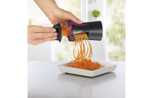 Julienne- en Spiraalsnijder Zwart  "Gourmetmaxx"